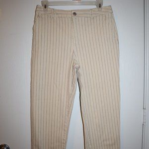 Kate Hill Casual Pinstriped Pants